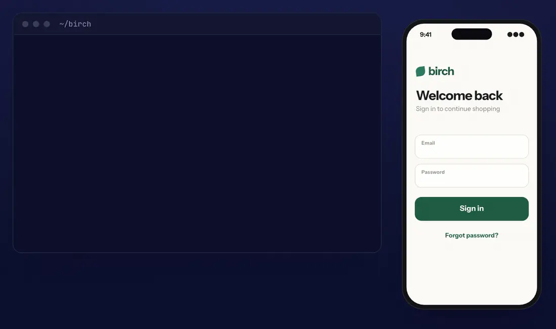 Animation: a checkout test where every step passes while the last screen shows a Session expired dialog